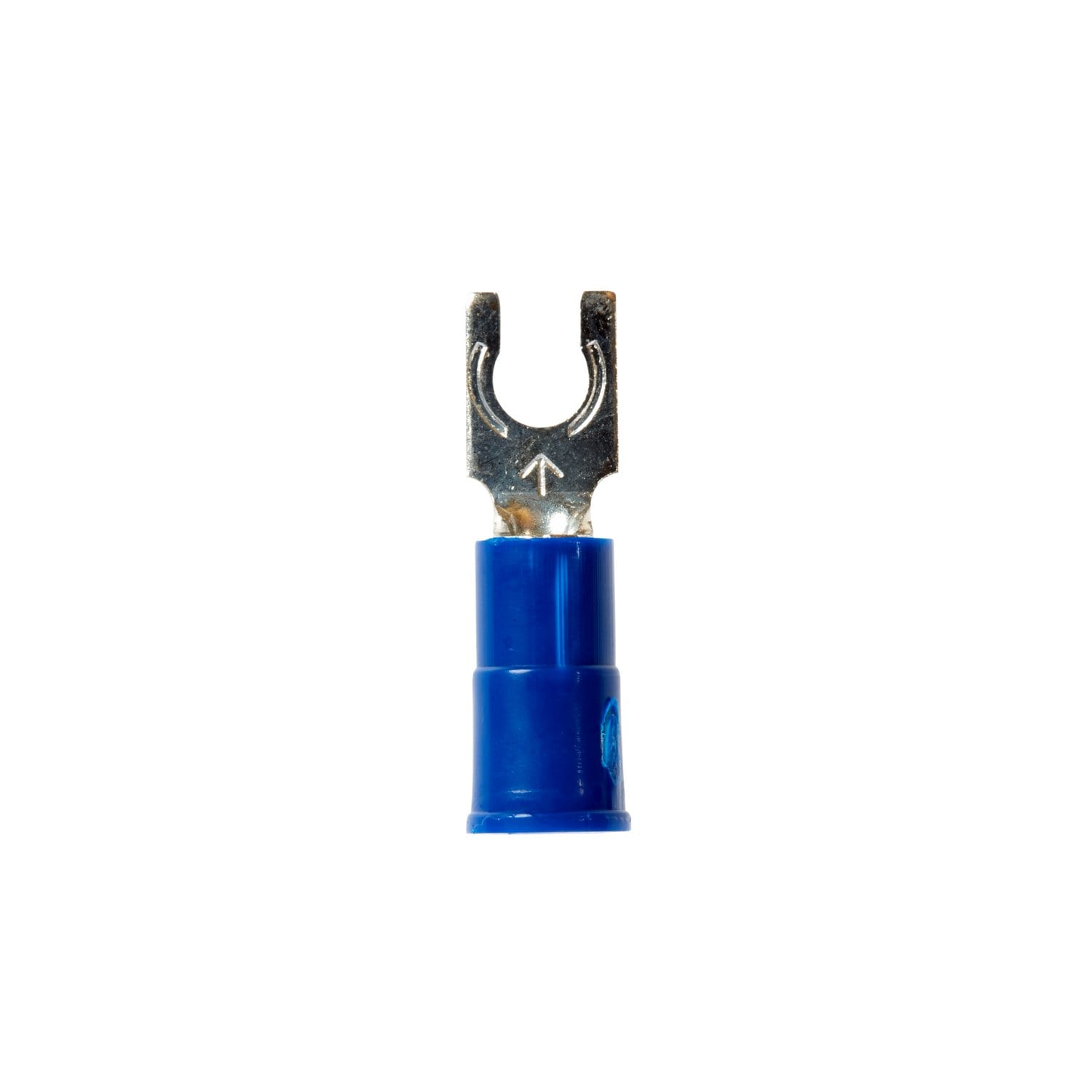 7000133369 - 3M Scotchlok Locking Fork Vinyl Insulated, 100/bottle, MV14-6FLX, spring-like tongue firmly fits around the stud, 500/Case