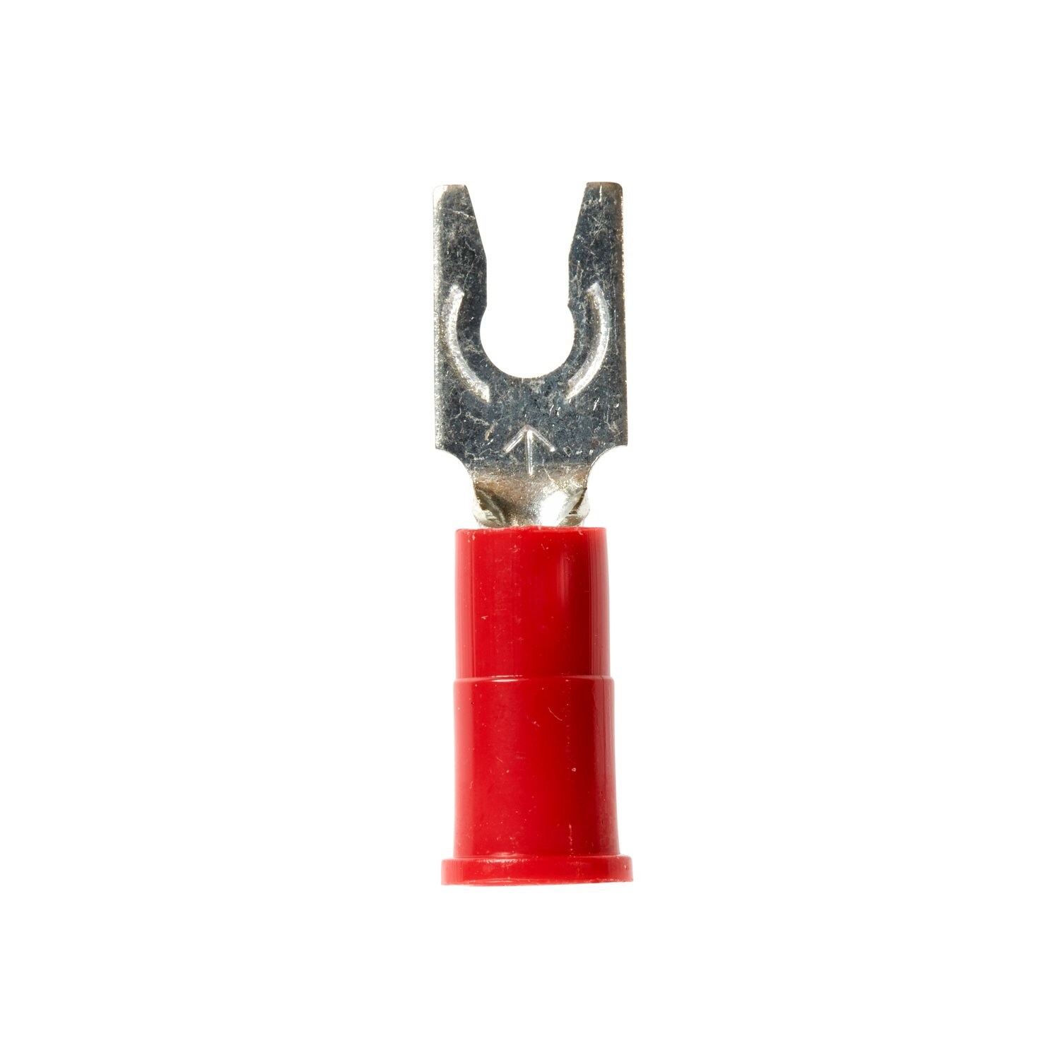 7100165271 - 3M Scotchlok Locking Fork Vinyl Insulated, 100/bottle, MV18-4FLX, spring-like tongue firmly fits around the stud, 500/Case