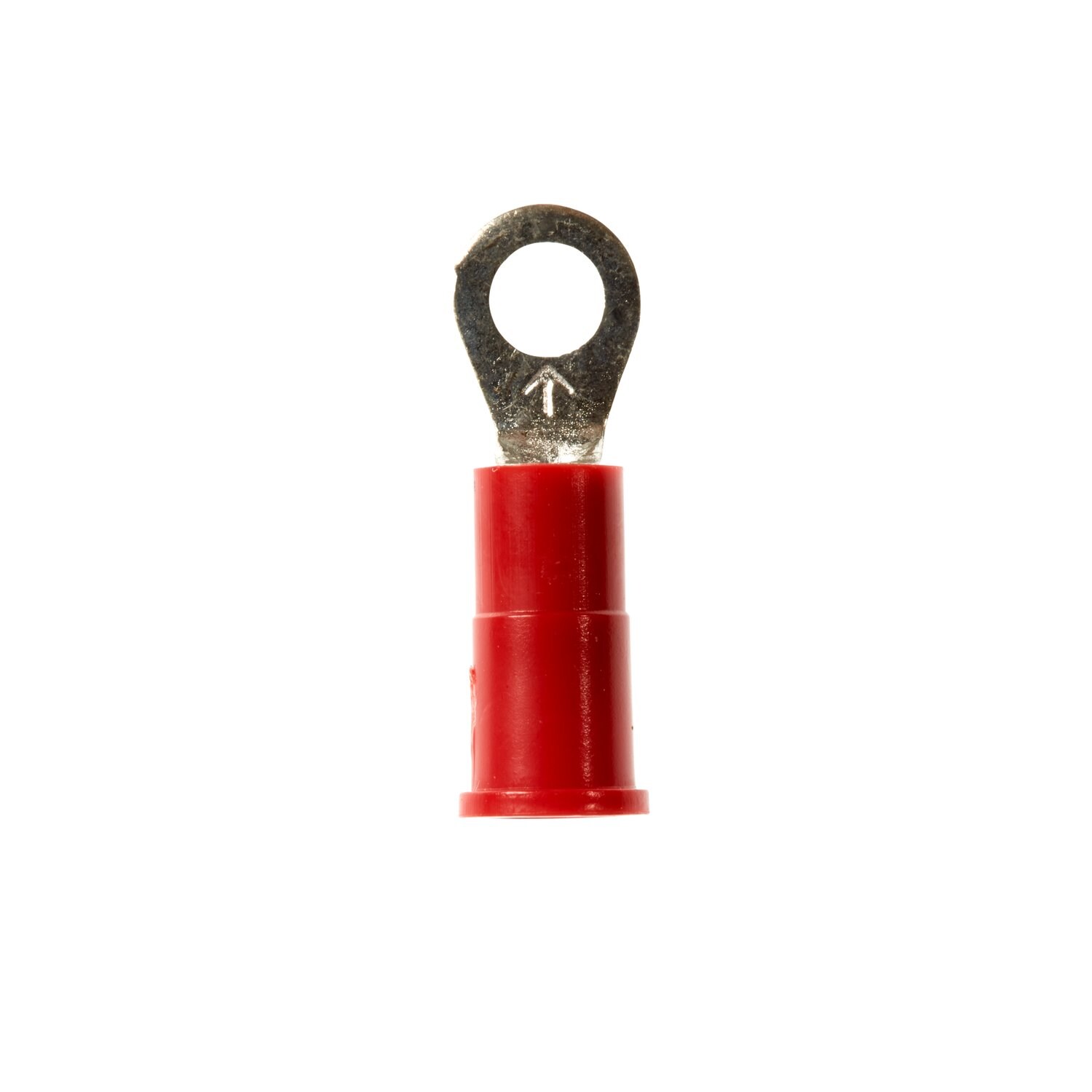 7000133314 - 3M Scotchlok Ring Vinyl Insulated, 100/bottle, MV18-6R/SX, standard-style ring tongue fits around the stud, 500/Case