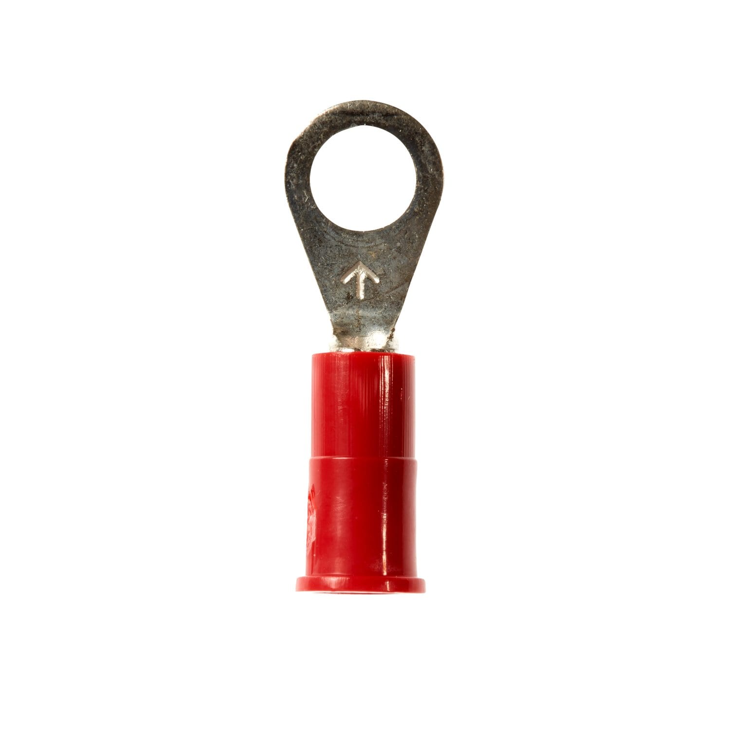 7000133316 - 3M Scotchlok Ring Vinyl Insulated, 100/bottle, MV18-10R/LX, standard-style ring tongue fits around the stud, 500/Case