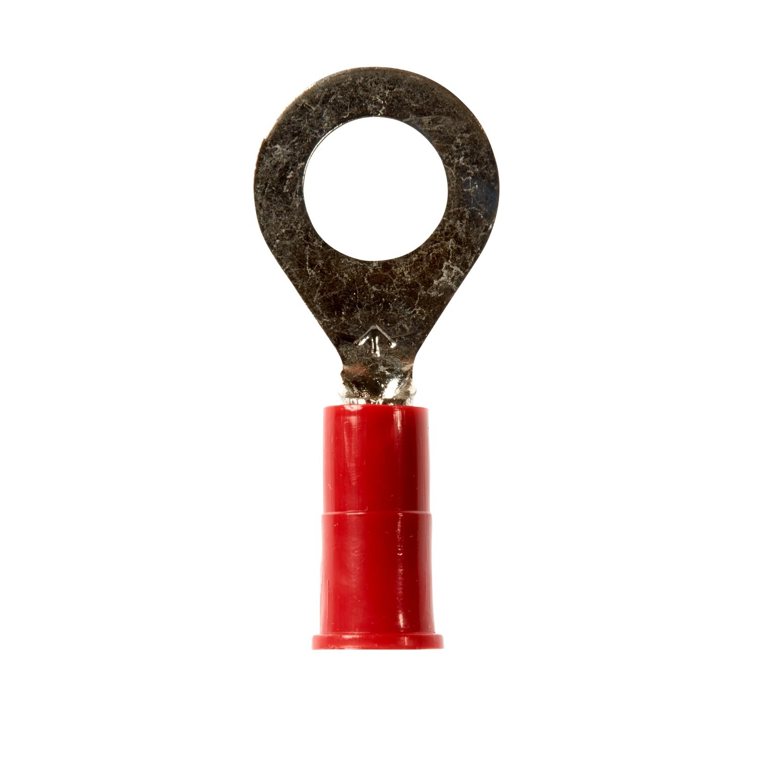 7000133317 - 3M Scotchlok Ring Vinyl Insulated, 100/bottle, MV18-14R/SX, standard-style ring tongue fits around the stud, 500/Case