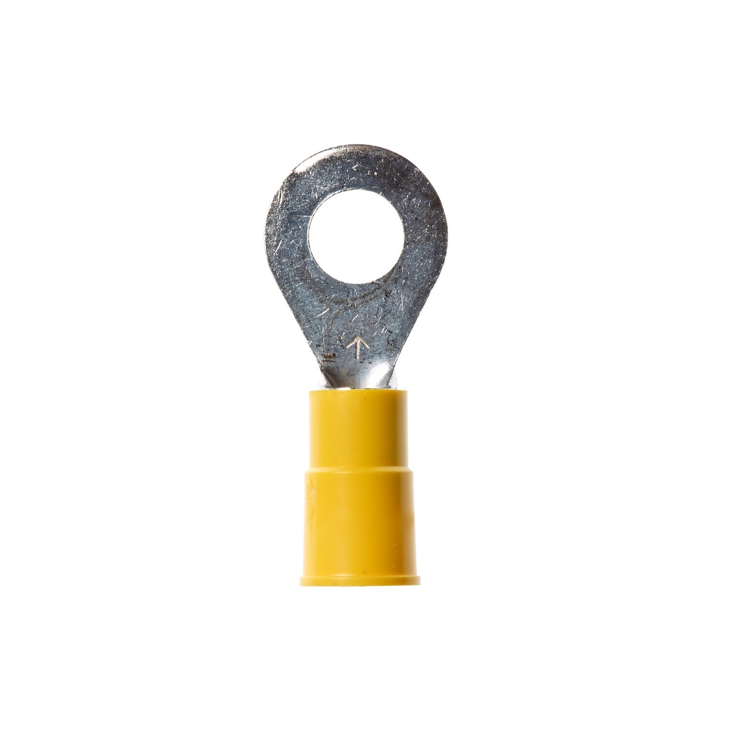 7100165259 - 3M Scotchlok Ring Vinyl Insulated, 50/bottle, MVU10-14R/SX, standard-style ring tongue fits around the stud, 500/Case