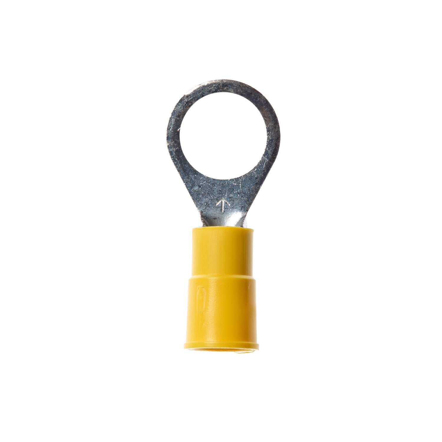 7100165283 - 3M Scotchlok Ring Vinyl Insulated, 50/bottle, MVU10-38R/SX, standard-style ring tongue fits around the stud, 500/Case