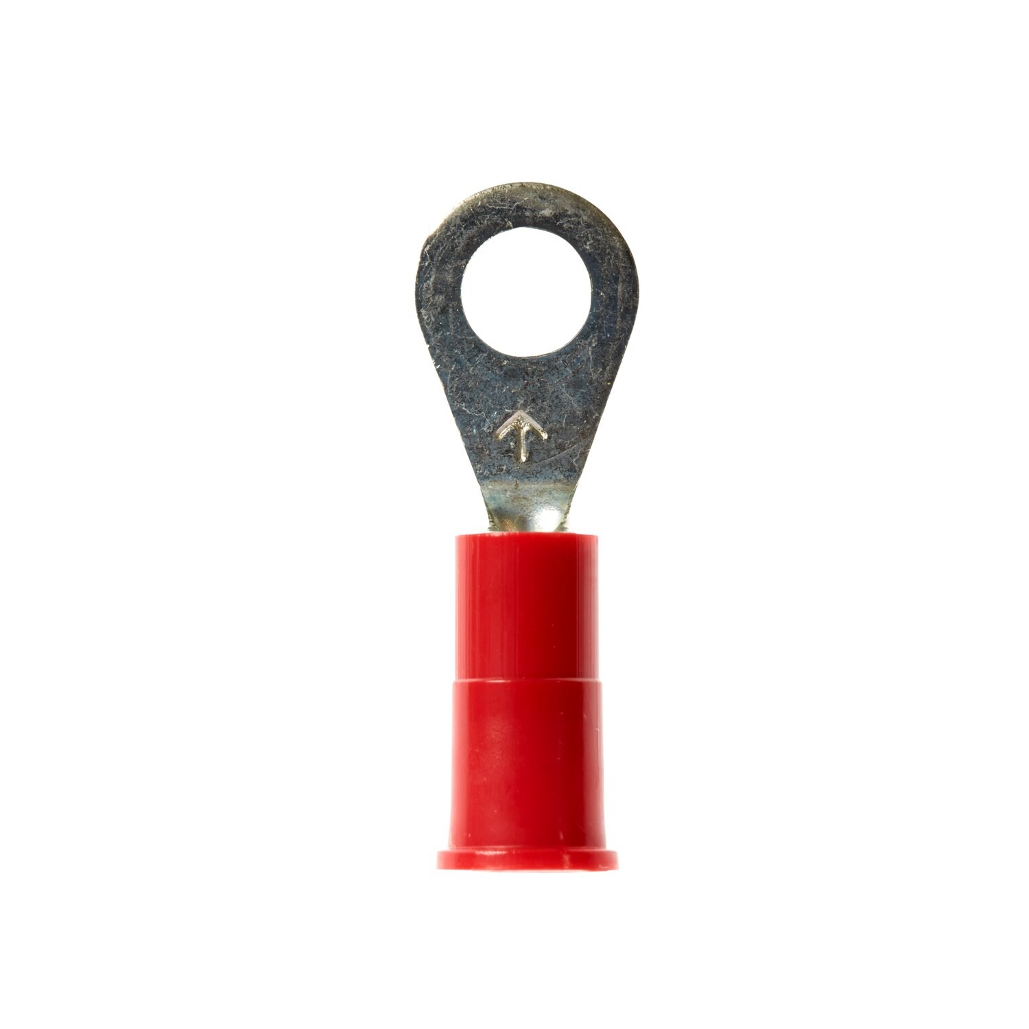 7100165274 - 3M Scotchlok Ring Vinyl Insulated, 100/bottle, MVU18-8R/SX, standard-style ring tongue fits around the stud, 500/Case