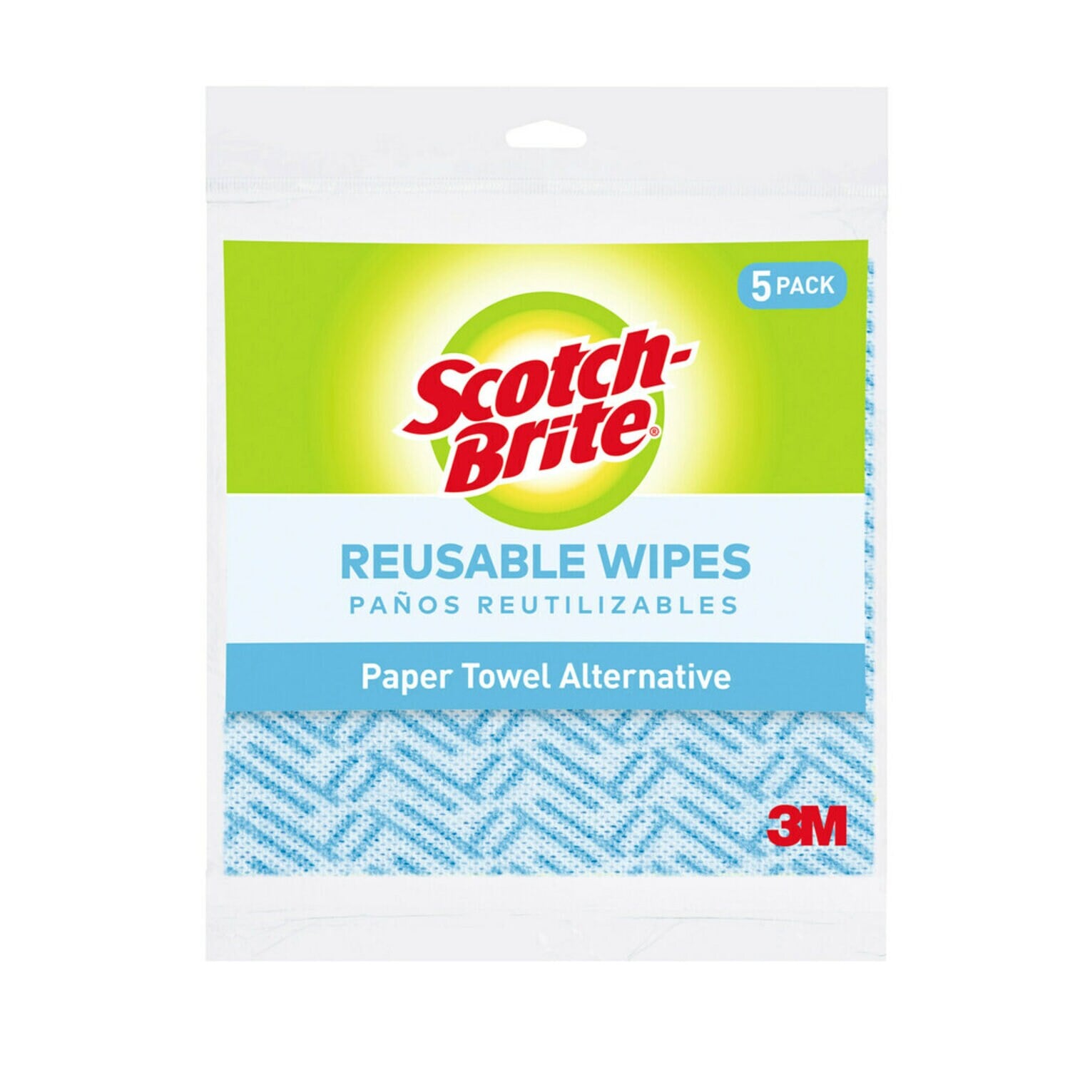 7100089794 - Scotch-Brite Reusable Wipes 9053, 5/Pack, 12 Pack/Case