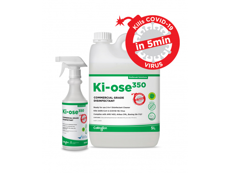 9183/64/AU - CALLINGTON KI-OSE 350 - DISINFECTANT CLEANER HARD SURFACES - 200LT DR