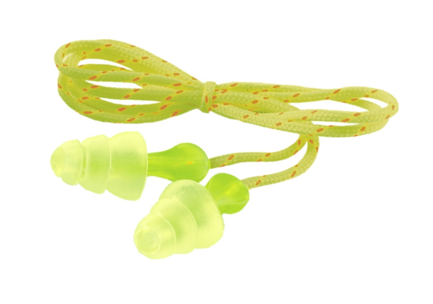 7000052724 - 3M Tri-Flange Earplugs P3001, Cloth, Corded, 400 Pair/Case