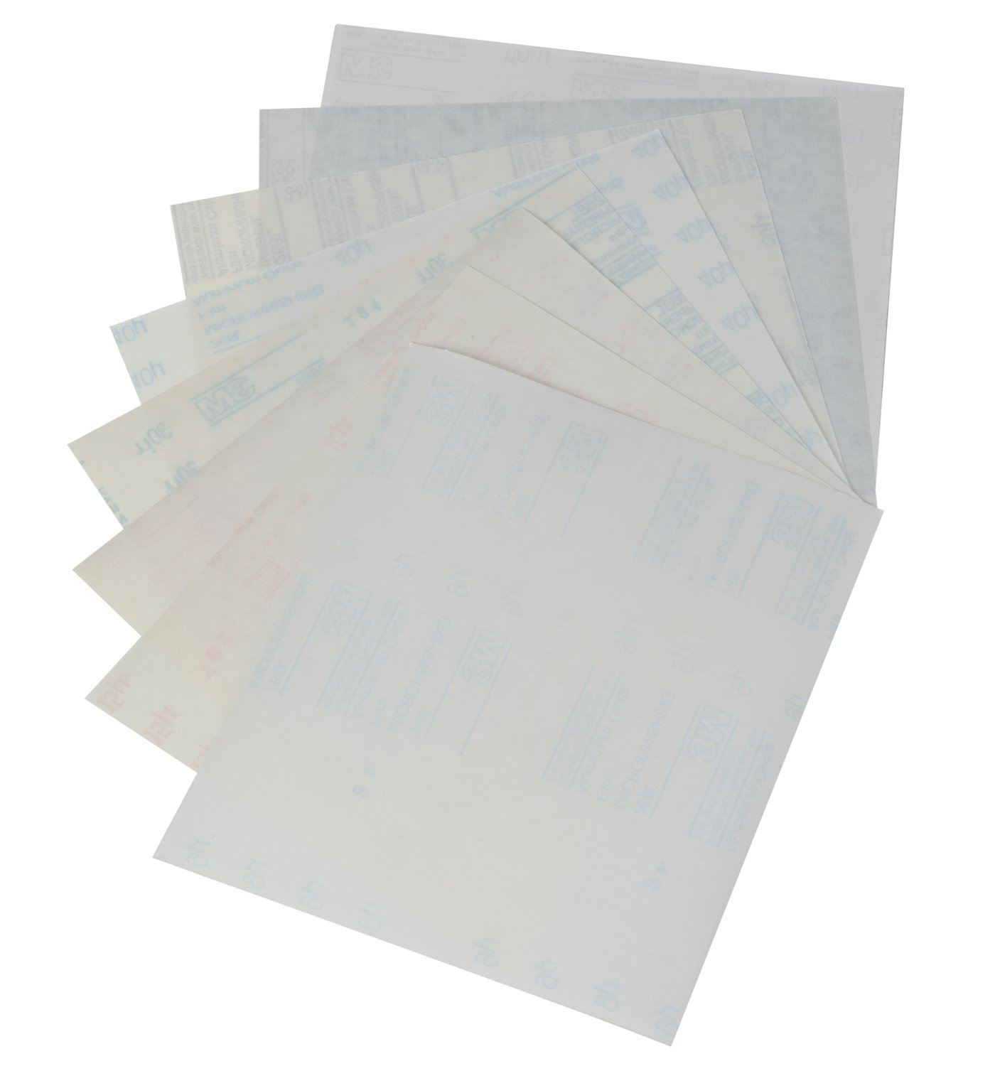 7100053178 - 3M Hookit Microfinishing Film Sheet 268L, 60 Mic, Type D, Config