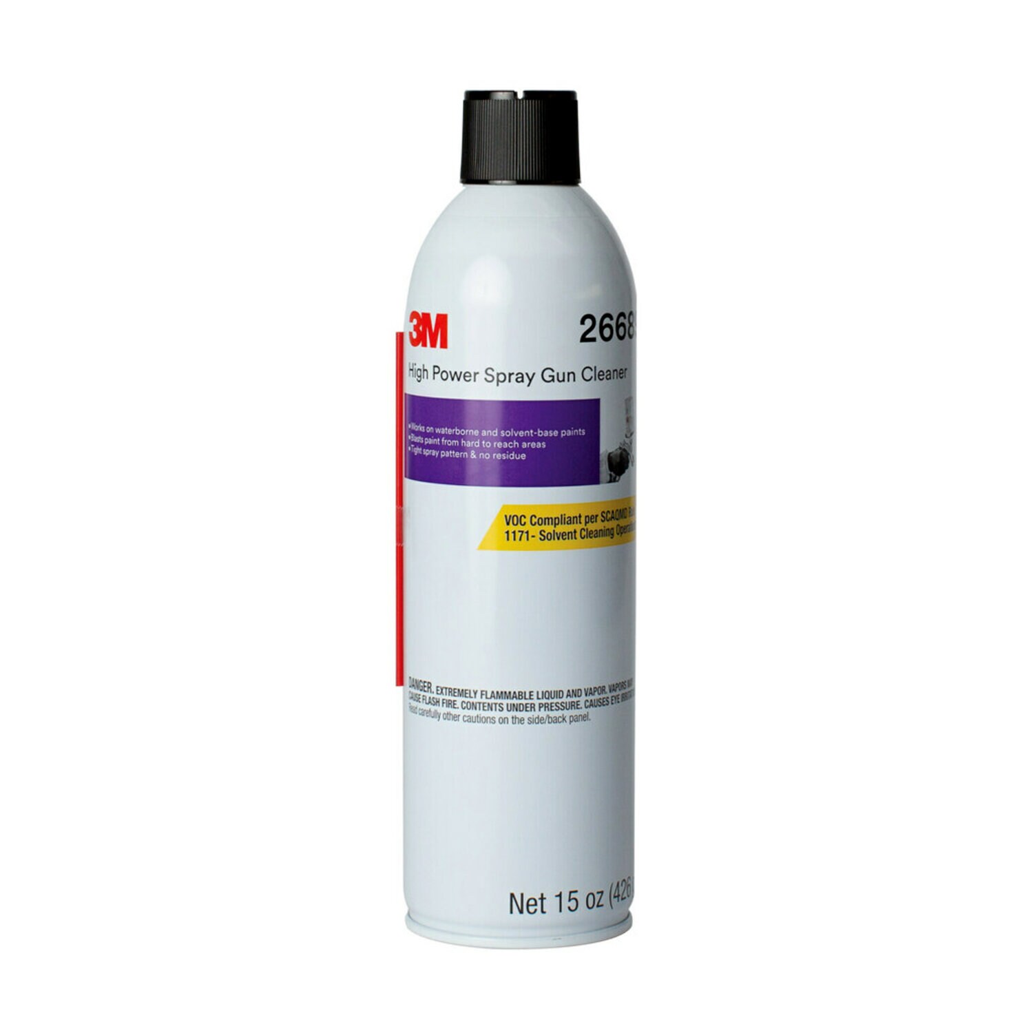 7100148476 - 3M High Power Spray Gun Cleaner, 26689, 15 oz (426 g), 6 per case