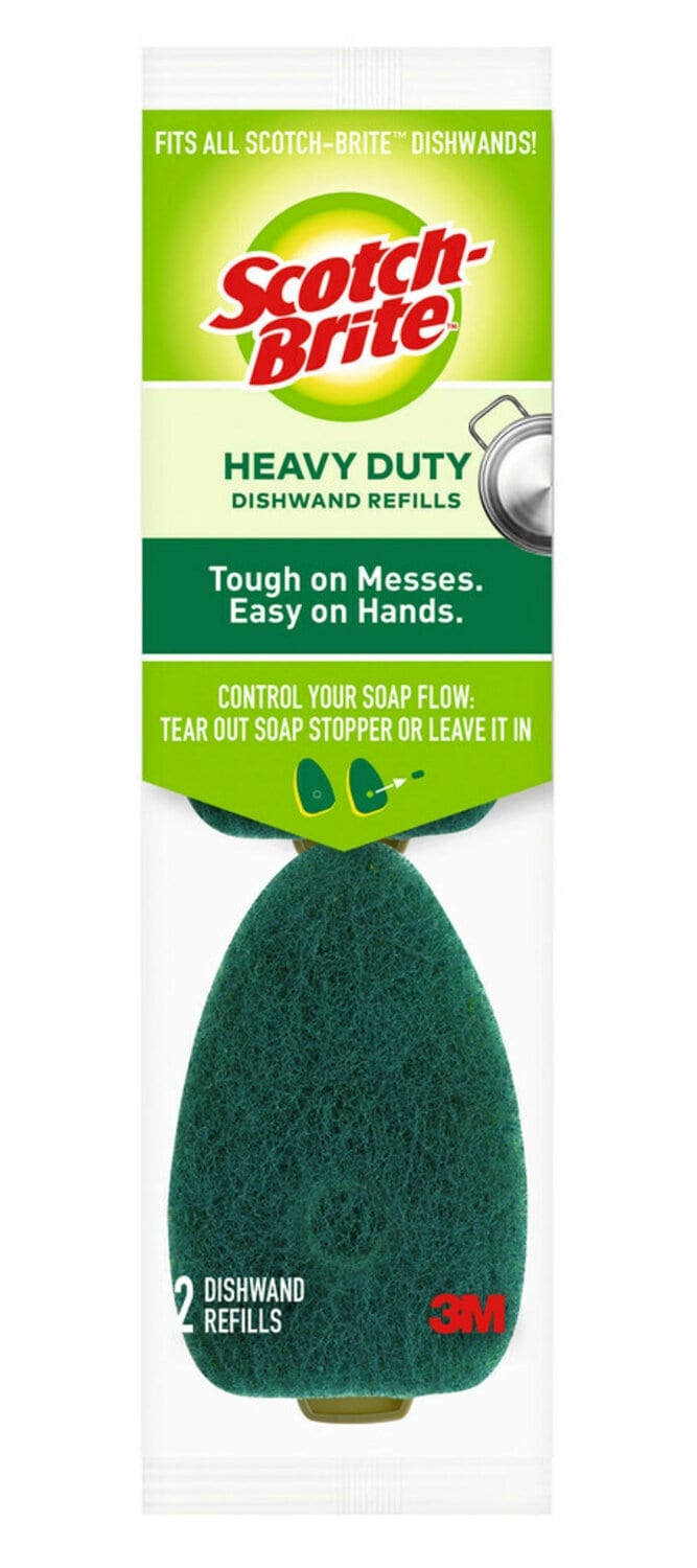7100373331 - Scotch-Brite Heavy Duty Dishwand Refills 481-12-RSC-RRP, 2 each/pack, 12 packs/case