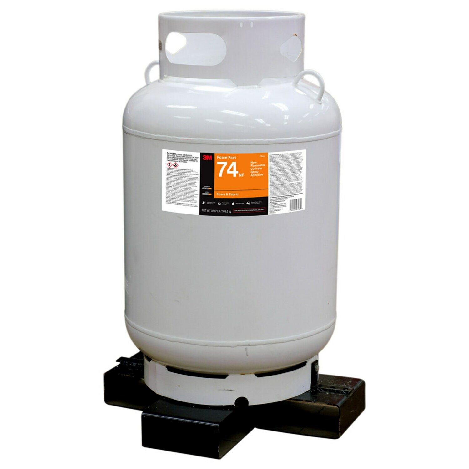 7010366501 - 3M Foam Fast 74, Cylinder Spray Adhesive, Clear (Net Wt 297 lb), 1/Cylinder