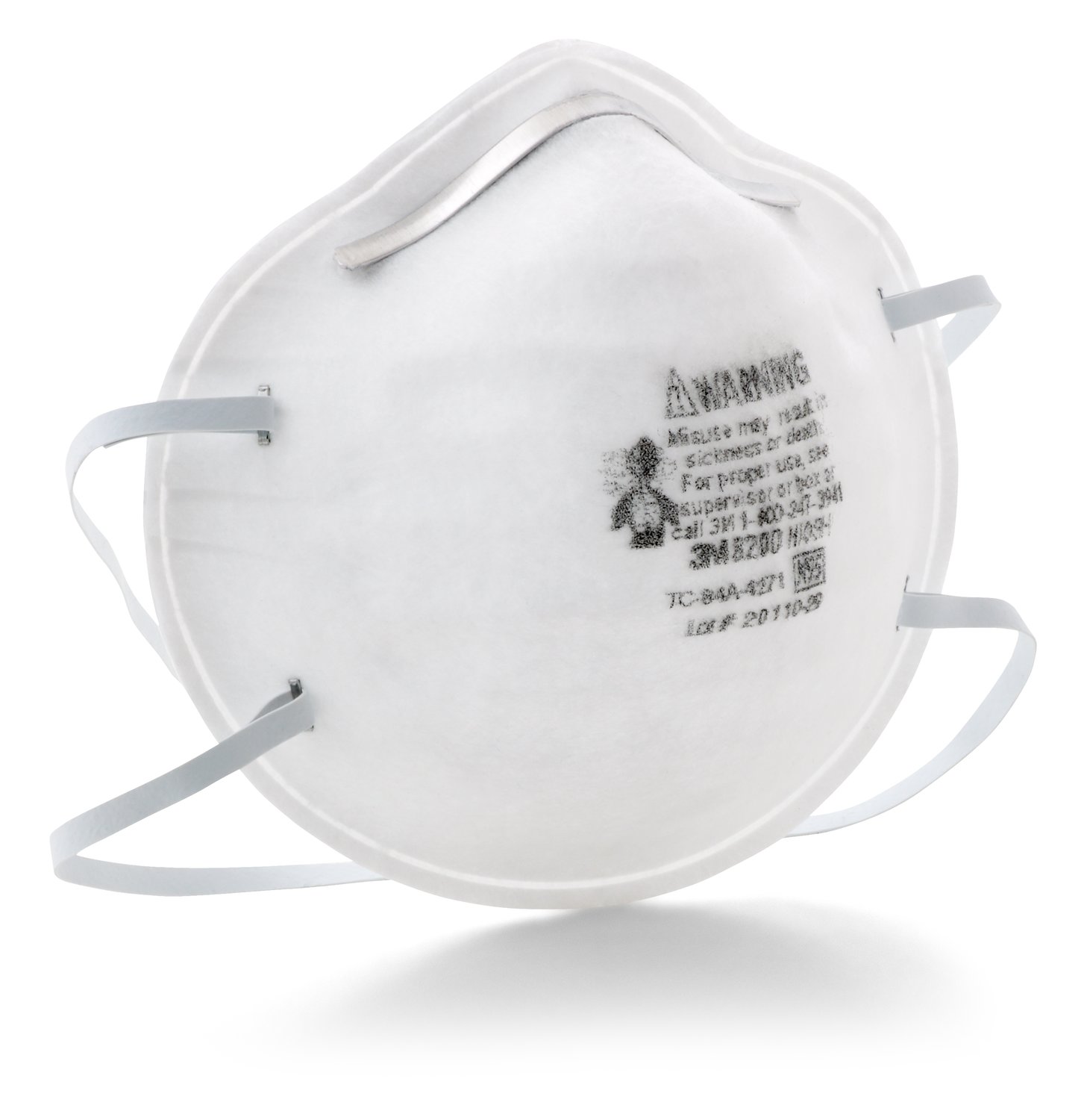7000052787 - 3M Particulate Respirator 8200/07023(AAD), N95 160 EA/Case