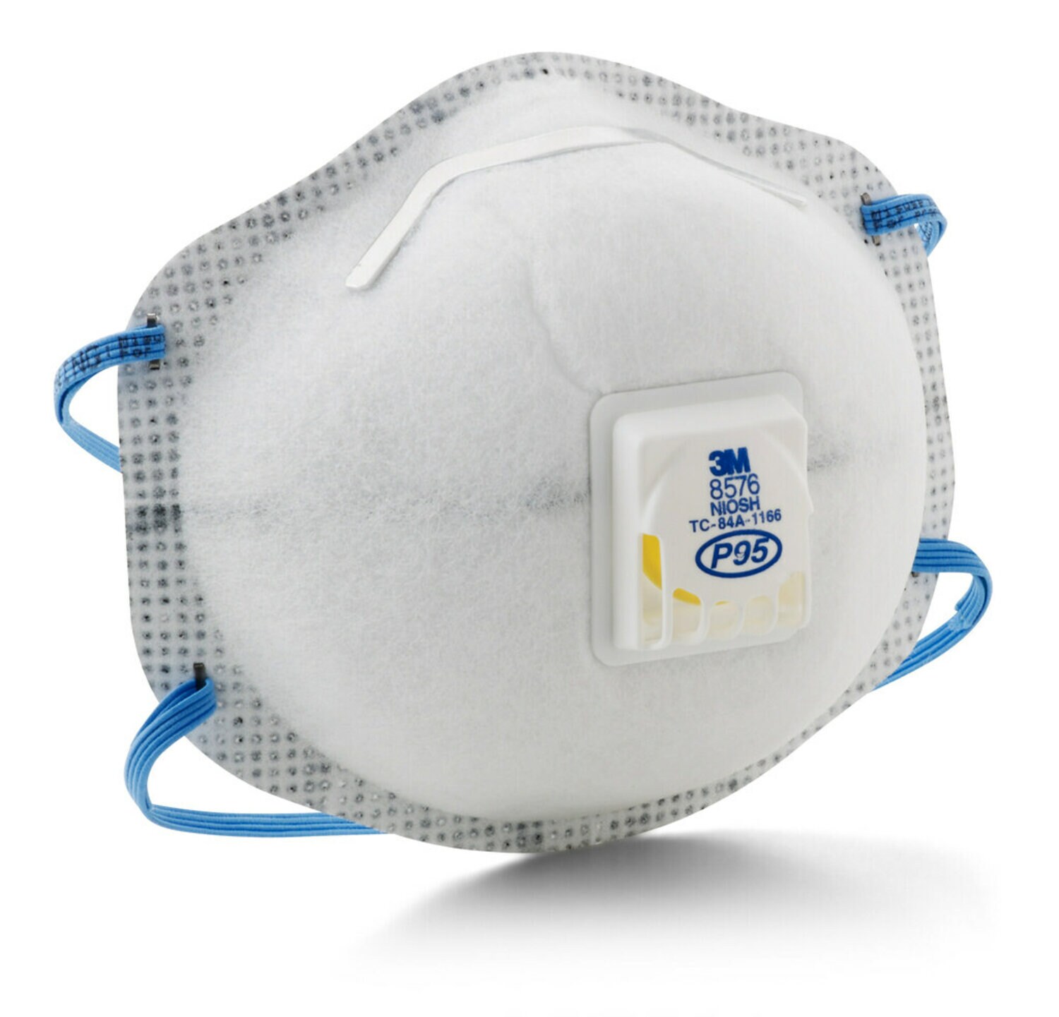 7000002061 - 3M Particulate Respirator 8576, P95, with Nuisance Level Acid Gas Relief, 80 ea/Case