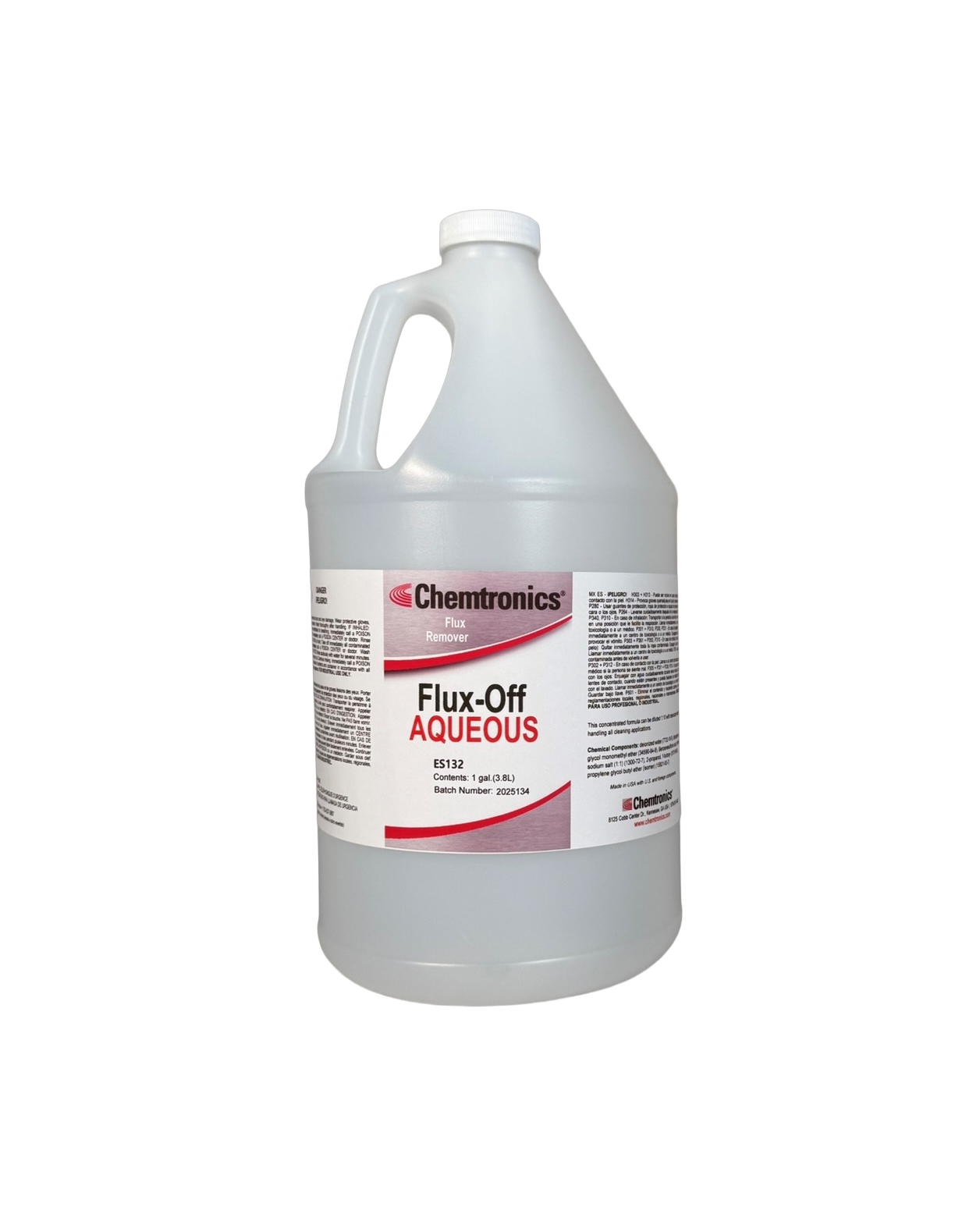 ES132 - CHEMTRONICS FLUX OFF AQUEOUS AQUEOUS FLUX REMOVER FOR ULTRASONIC CLEANING 1GL