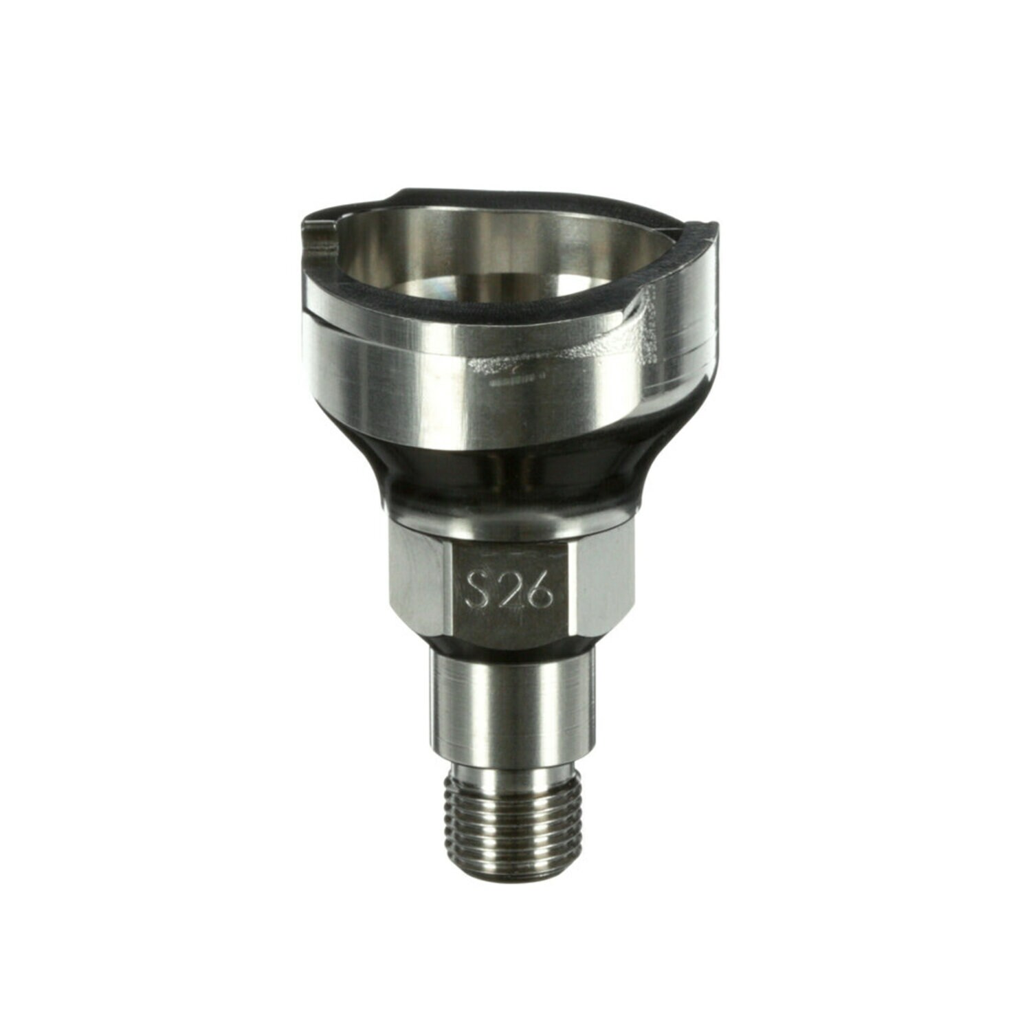 7100135924 - 3M PPS Series 2.0 Adapter, 26118, Type S26, 11 mm Male, 1.0 mm Thread, 4 per case