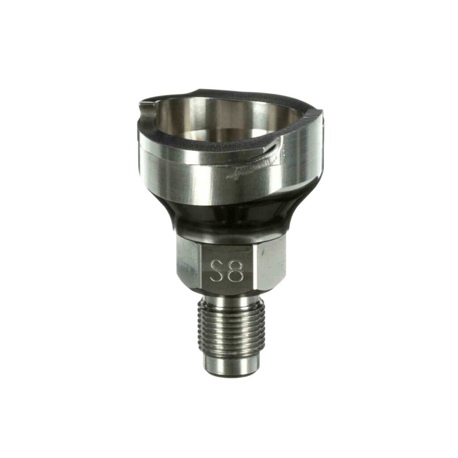 7100135931 - 3M PPS Series 2.0 Adapter, 26015, Type S8, 12 mm Male, 1.0 mm Thread, 4 per case