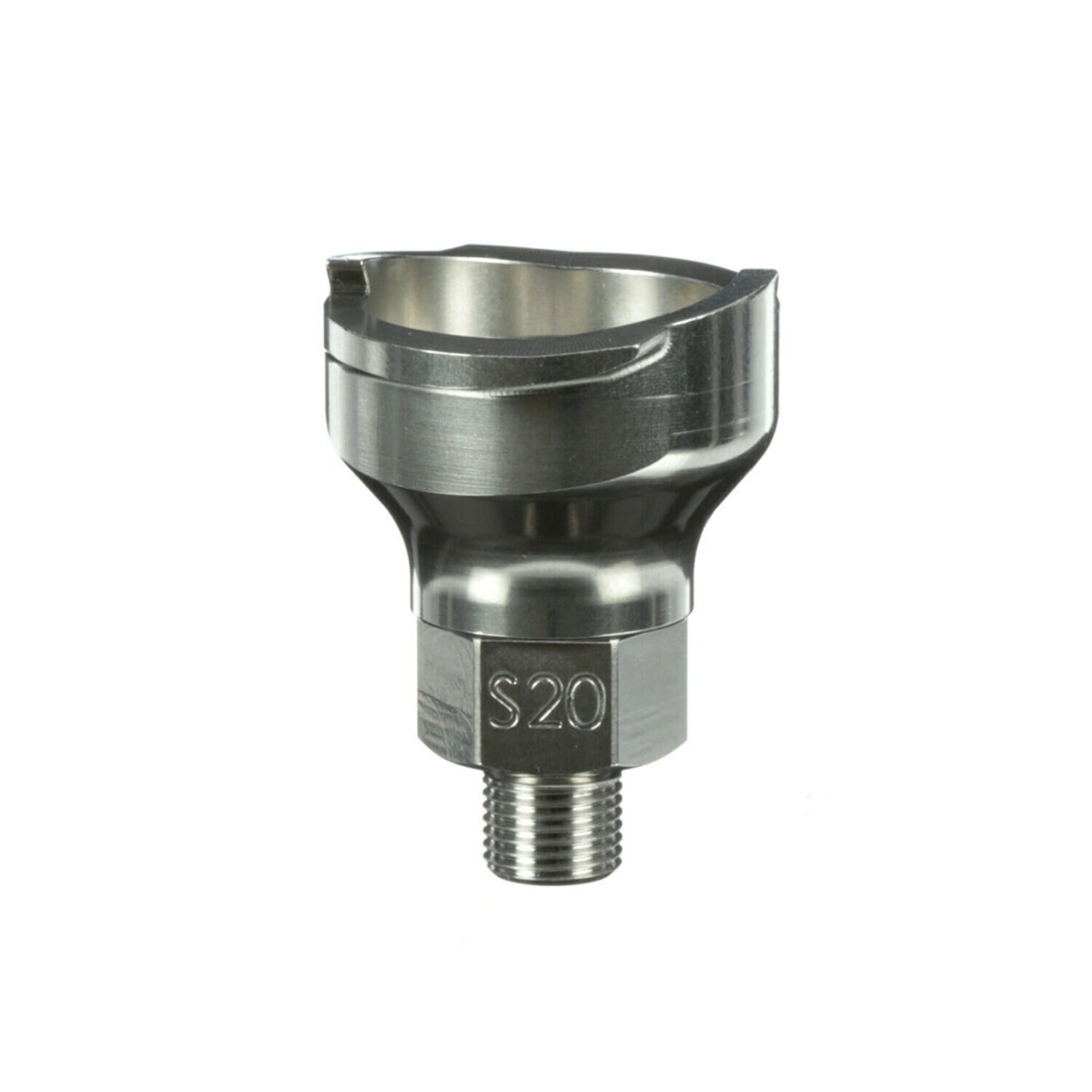 7100135929 - 3M PPS Series 2.0 Adapter, 26104, Type S20, 1/8 Male, 27 Thread NPSM, 4 per case