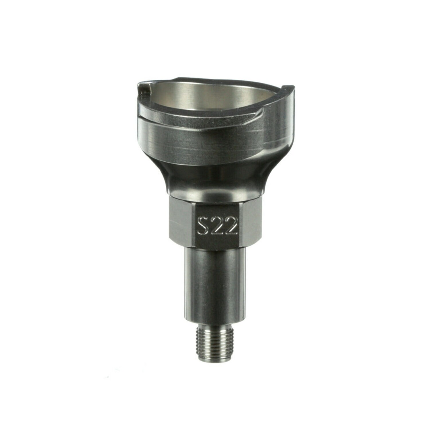 7100135958 - 3M PPS Series 2.0 Adapter, 26106, Type S22, 8 mm Male, 0.75 mm Thread, 4 per case