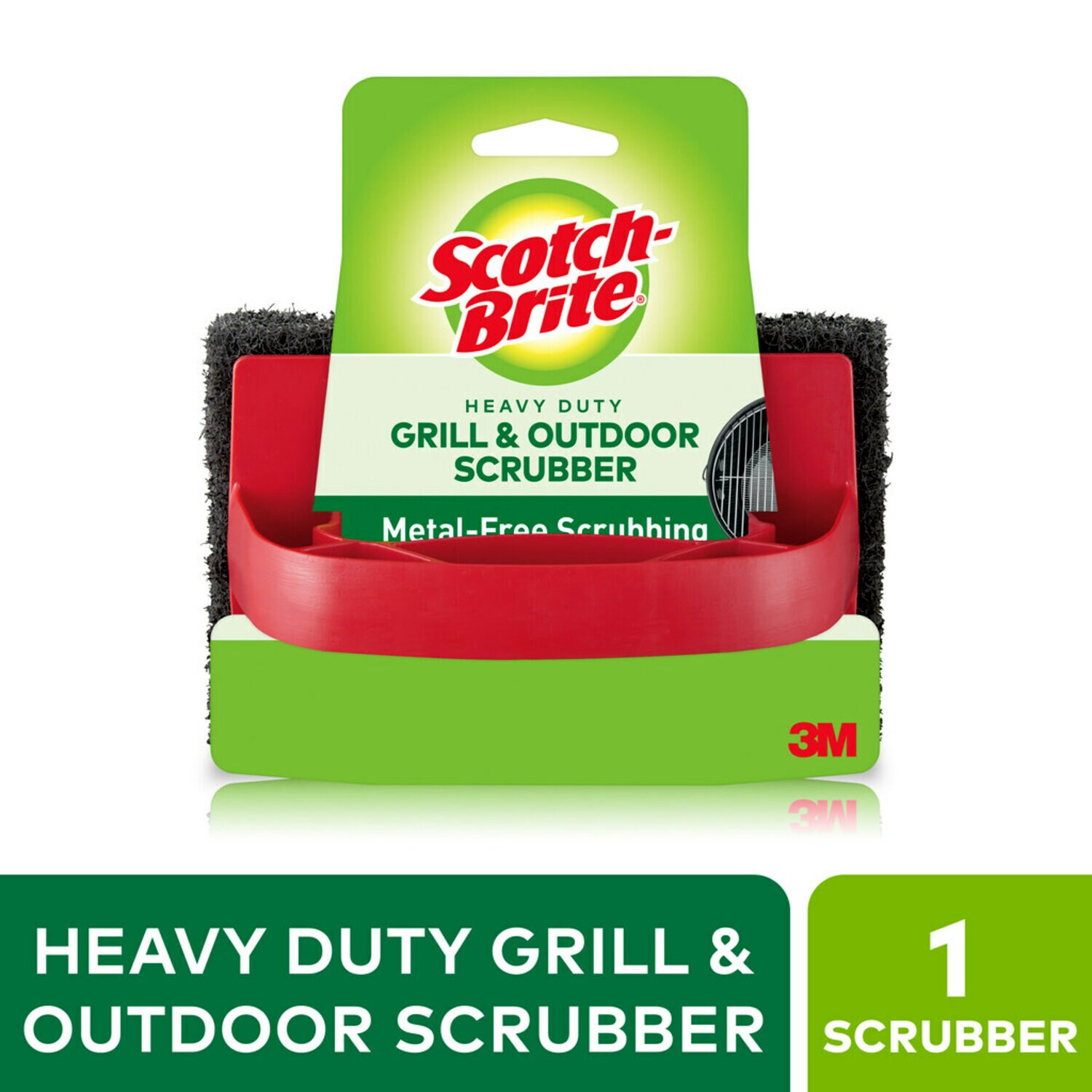 7100057465 - Scotch-Brite Heavy Duty Handled Grill Scrub 7721, 5.8 in x 3.8 in x 0
mm (147 mm x 96 mm), 12/1, 1 pack