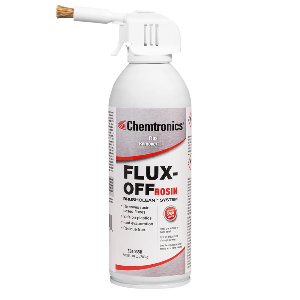 ES1035B - CHEMTRONICS FLUX OFF ROSIN FAST DRYING ROSIN FLUX REMOVER 10OZ