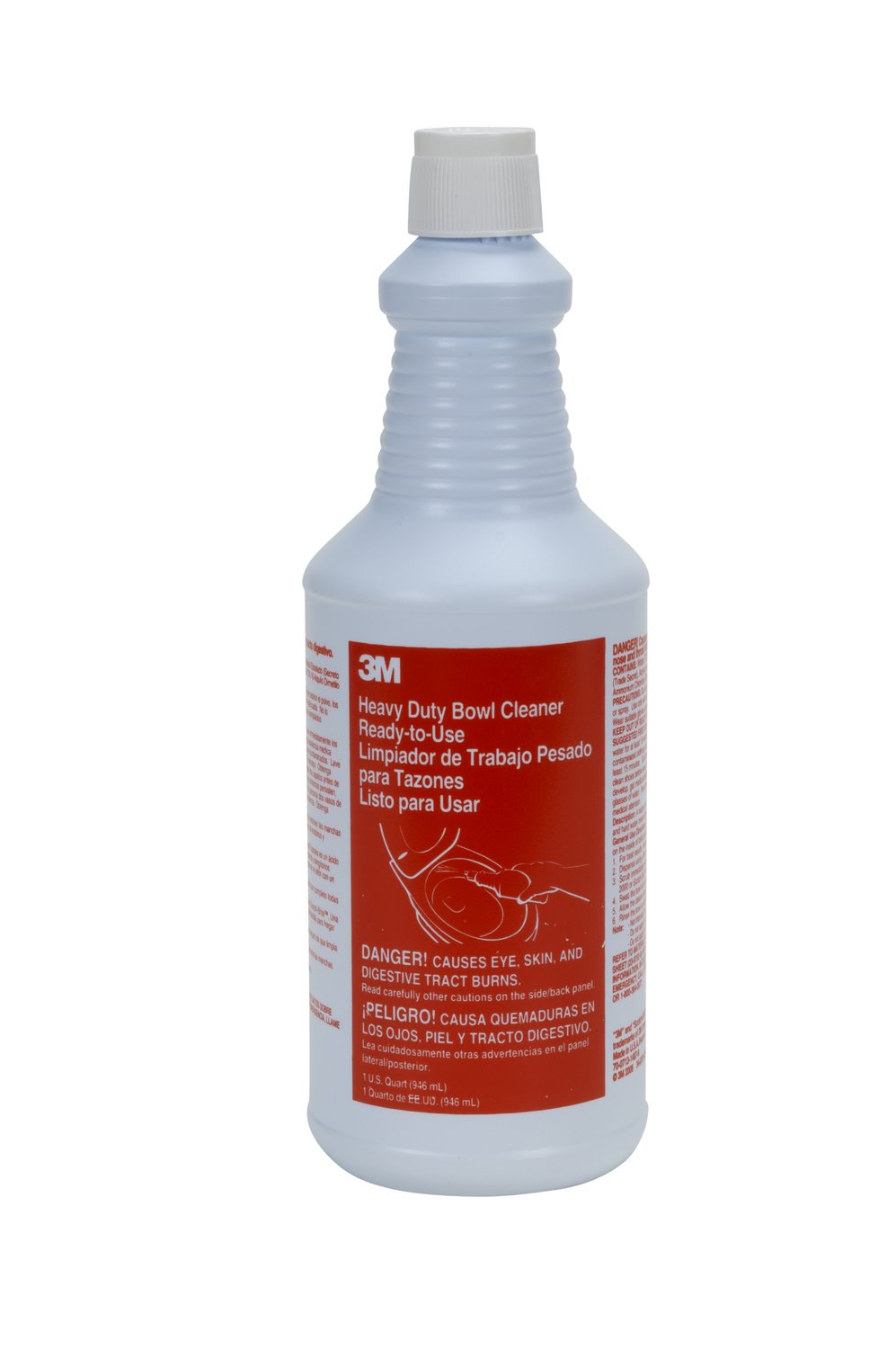 7100047878 - 3M Heavy Duty Acid Bowl Cleaner, Ready-to-Use, 1 Quart, 12/Case