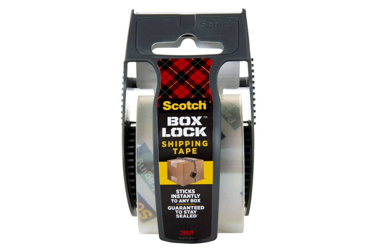 7100233595 - Scotch Box Lock Packaging Tape 195, 1.88 in x 22.2 yd (48 mm x 20.3 m), 1/Roll