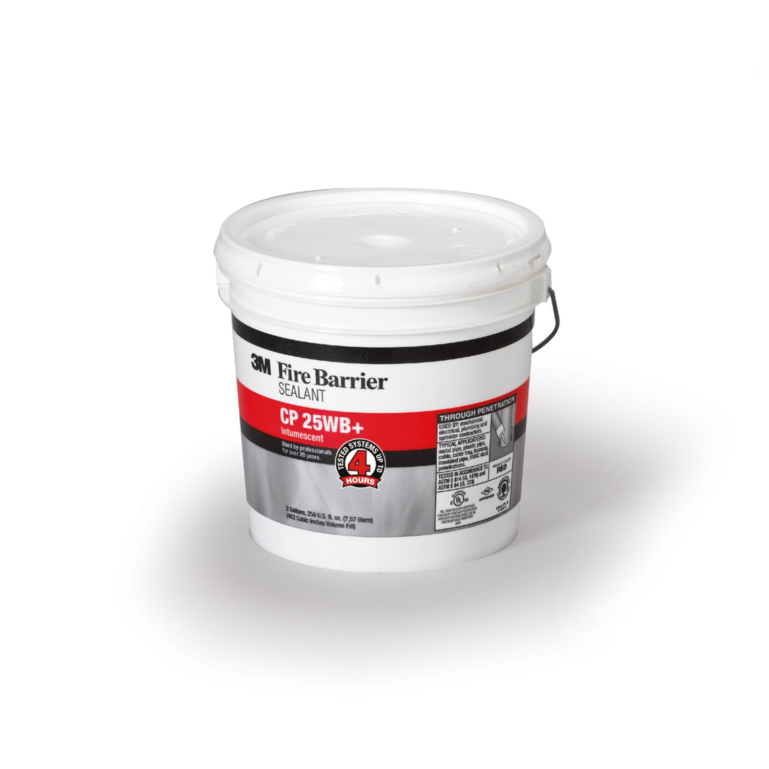 7100006311 - 3M Fire Barrier Sealant CP 25WB+, Red, 2 Gallon (Pail), Drum