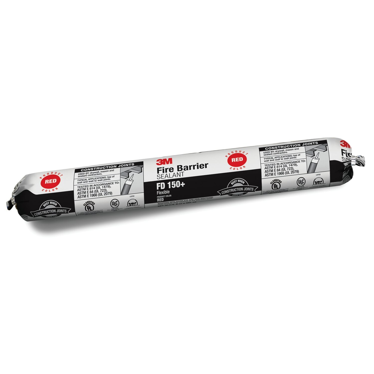 7100040146 - 3M Fire Barrier Sealant FD 150+, Red, 20 fl oz Sausage Pack, 12/Case