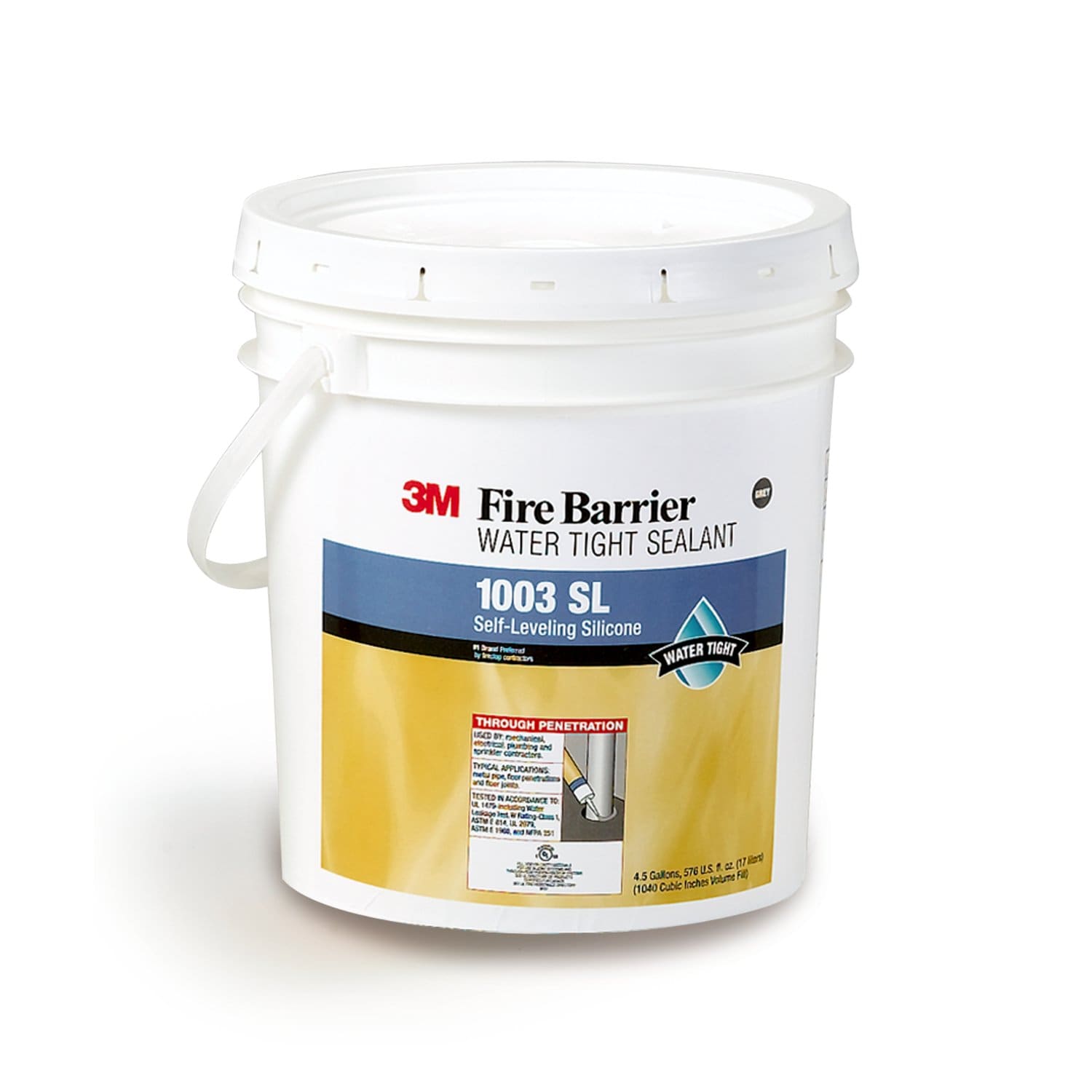 7000059389 - 3M Fire Barrier Water Tight Sealant 1003SL, Gray, 4.5 Gallon (Pail), 1 Each/Drum