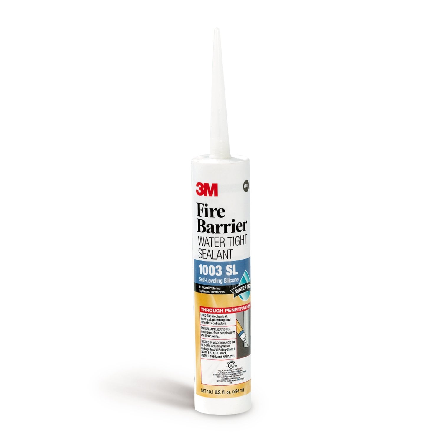 7000059388 - 3M Fire Barrier Water Tight Sealant 1003 SL, Gray, 10.1 fl oz Cartridge, 12/Case