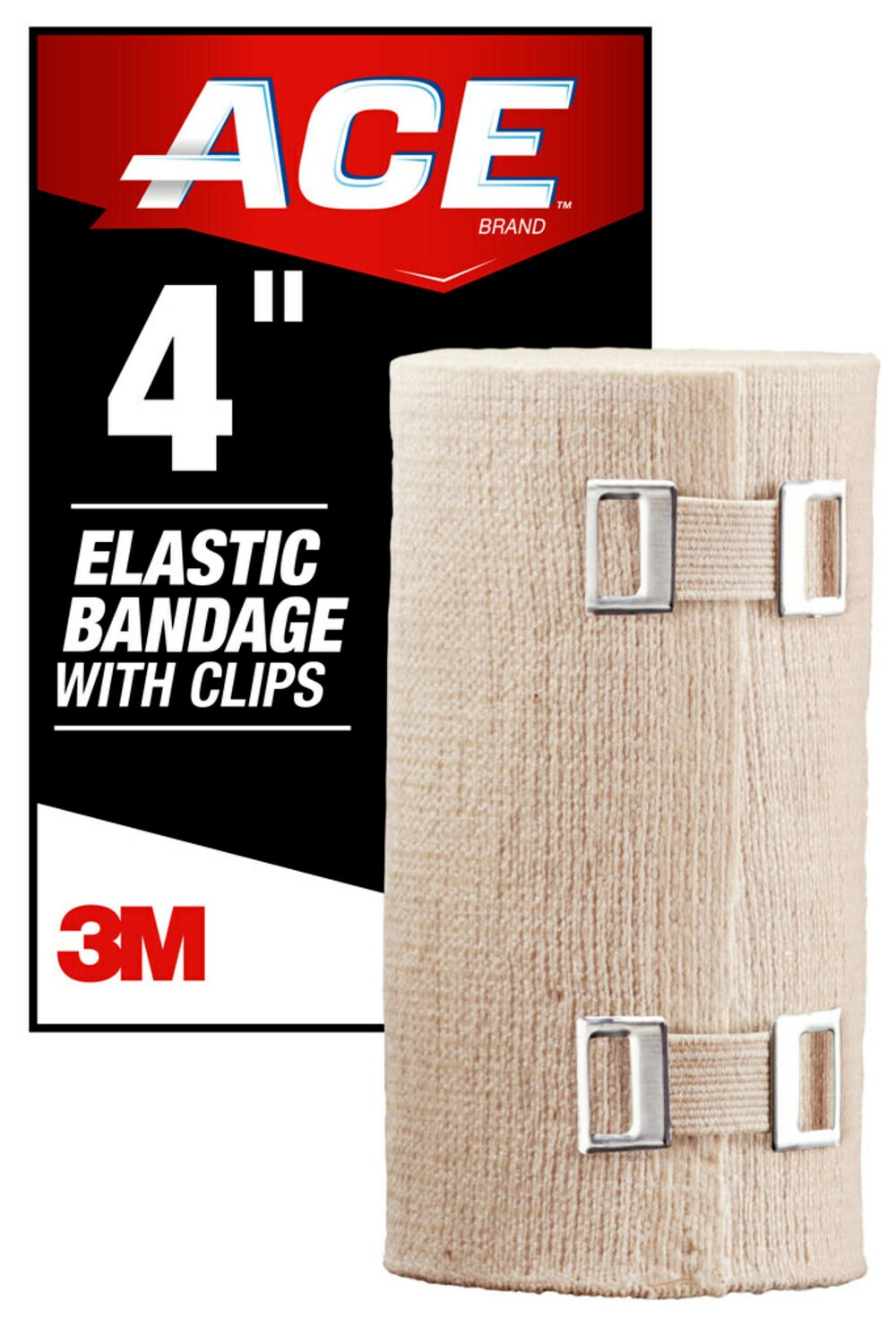 7010370661 - ACE Brand Elastic Bandage w/clips 207313, 4 in