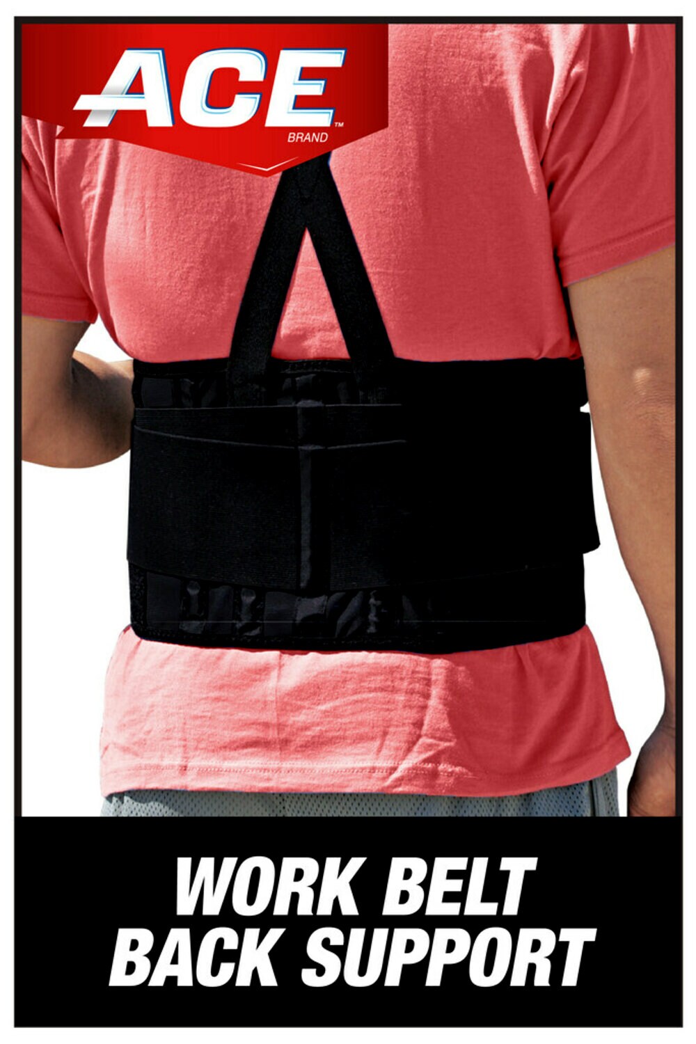 7100141583 - ACE Work Belt, 208605, One Size Adjustable