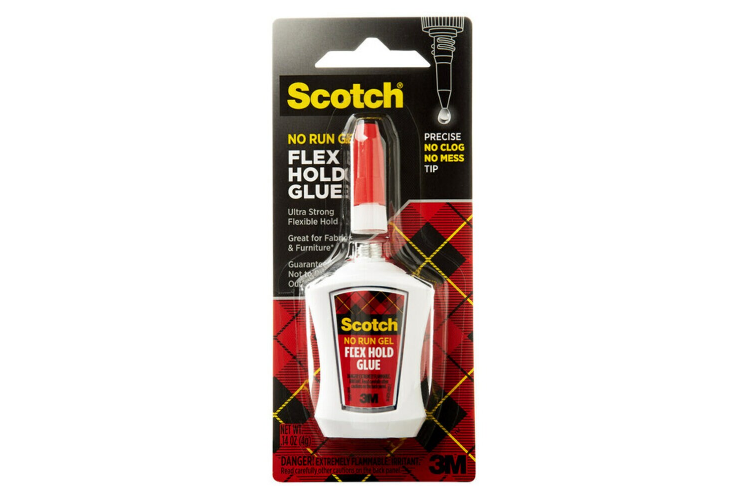 7010290878 - Scotch Flex Hold Glue in Precision Applicator ADH670, .14 oz (4 g)