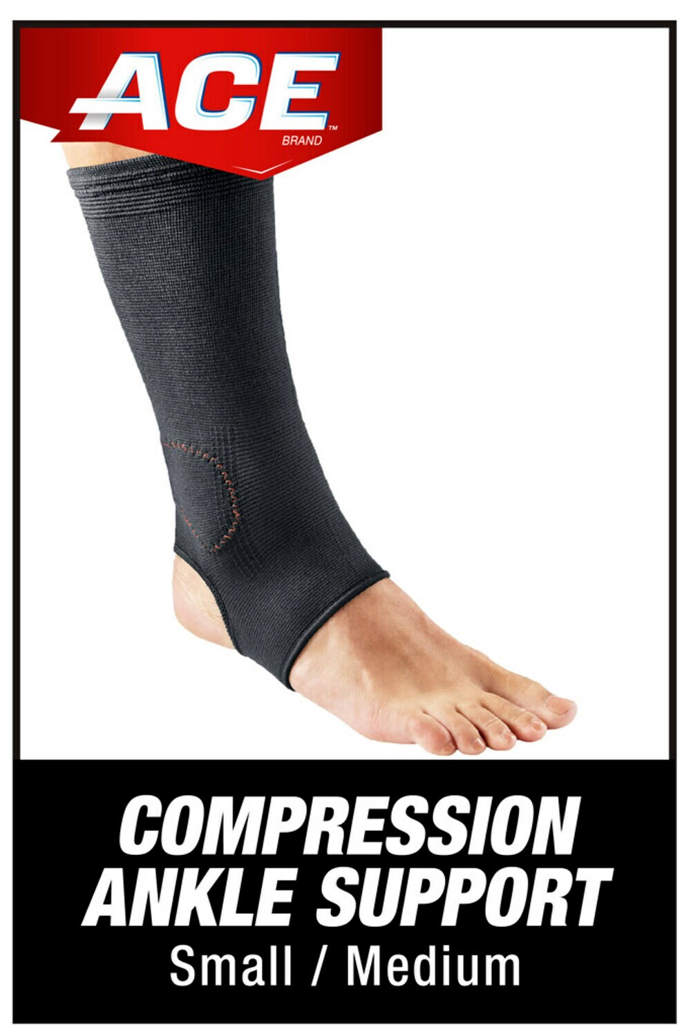 7100114303 - ACE Compression Ankle Support 207525, Small/Medium