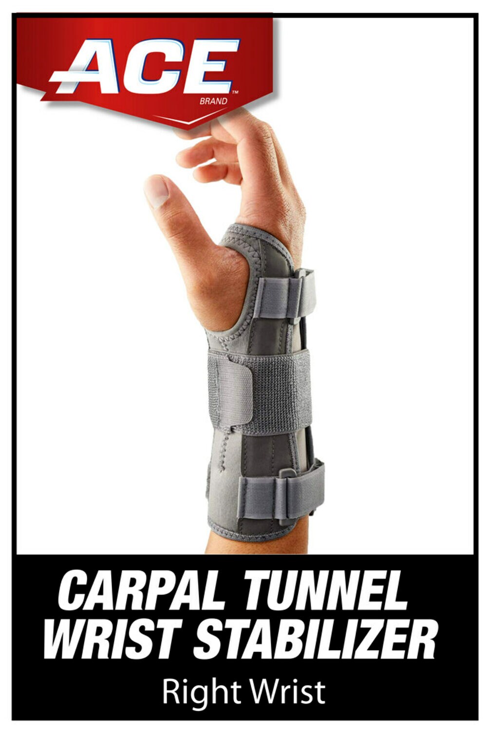 7100144921 - ACE Carpal Tunnel Wrist Stabilizer 205278, RH, One Size
