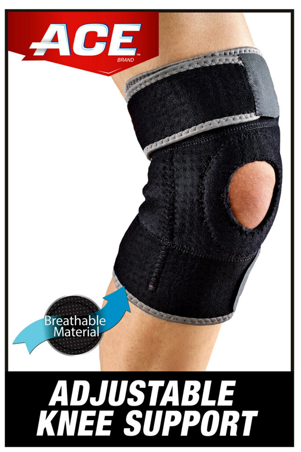 7100259143 - ACE Knee Support 207247-4, One Size Adjustable