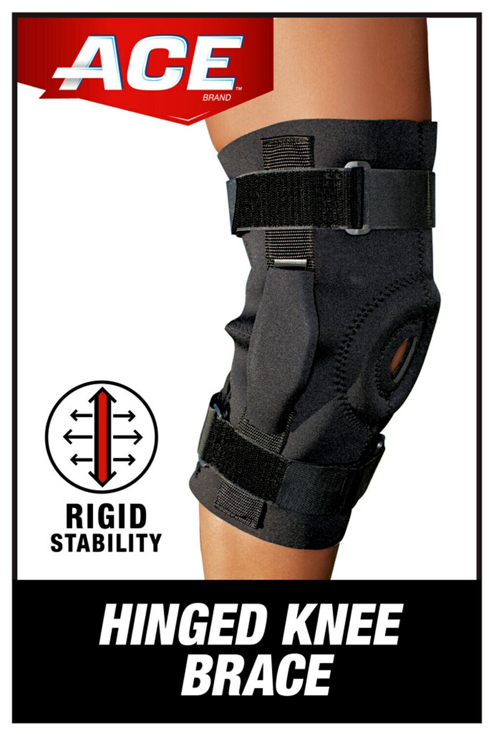 7010372741 - ACE Hinged Knee Brace 209600, One Size Adjustable
