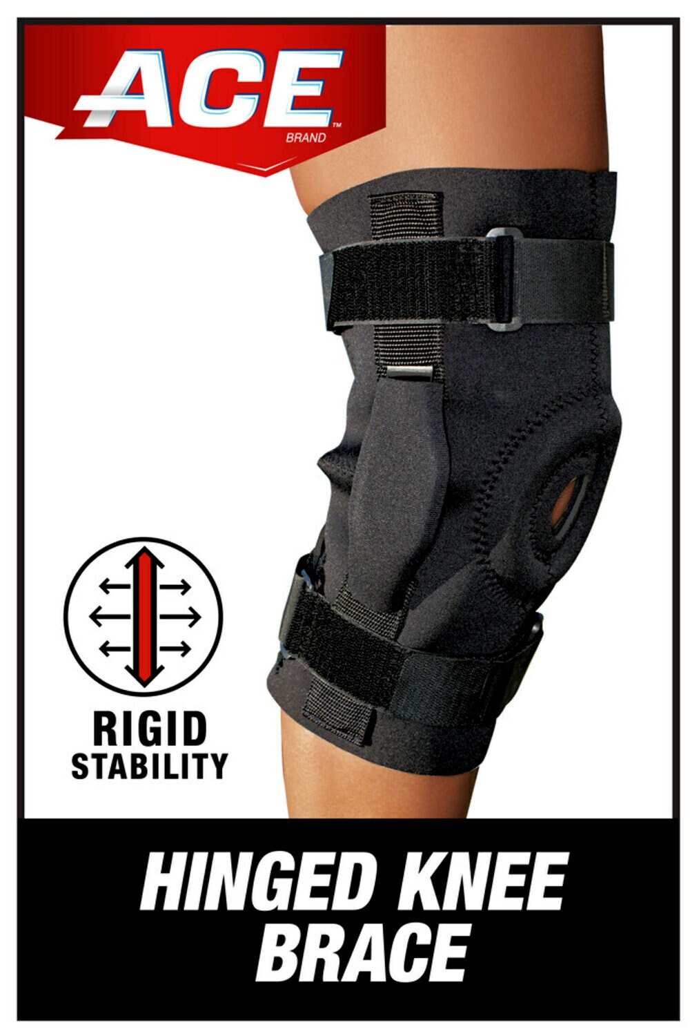 7100189965 - ACE Brand Hinged Knee Brace 209600, Adjustable