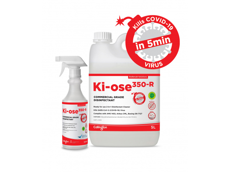 9283/25/AU - CALLINGTON KI-OSE 350 R - DISINFECTANT CLEANER HARD SURFACES - 500ML PC