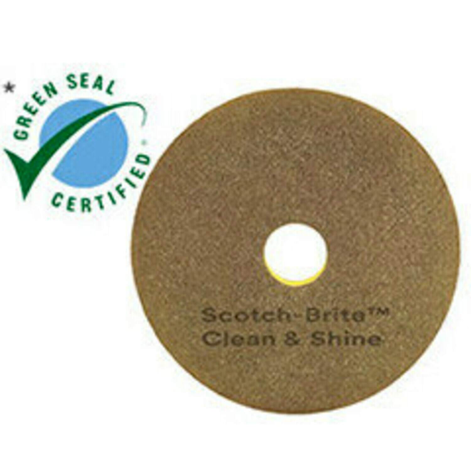 7100148038 - Scotch-Brite Clean & Shine Pad, 14 in, 5/Case