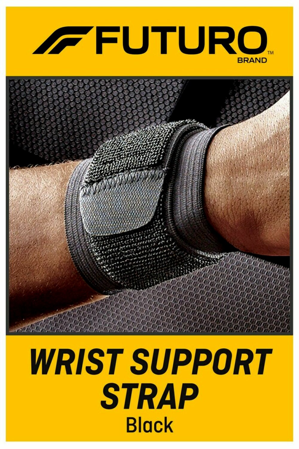 7100264346 - FUTURO Wrist Support Strap, 46378ENR, Adjustable, Black