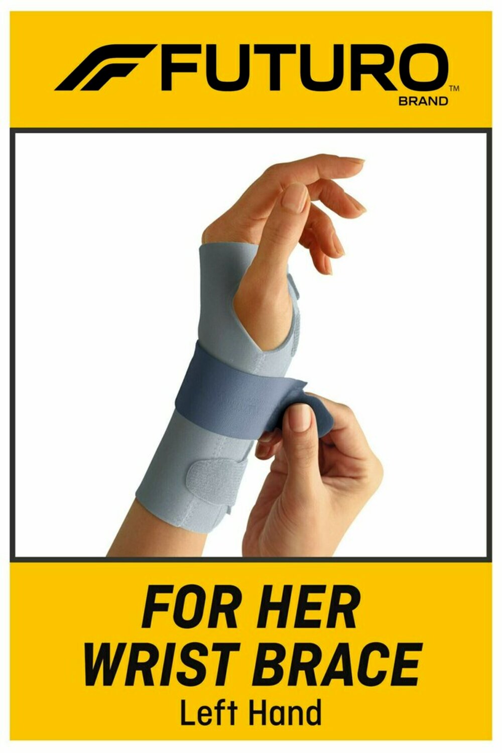 7100158468 - FUTURO For Her Wrist Support, 95345ENR, Left Hand, Adjustable