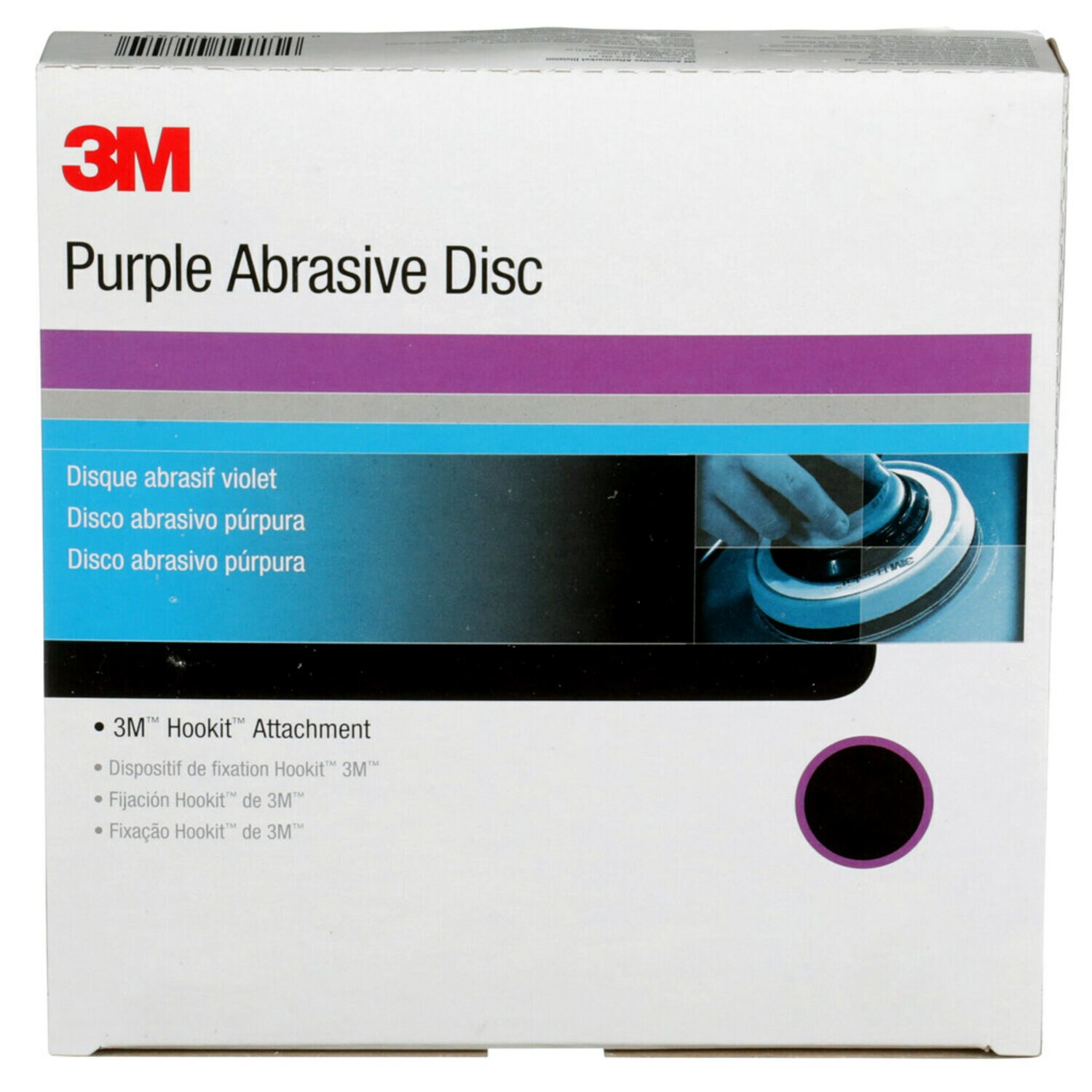 7010308757 - 3M Purple Abrasive Disc, 30687, 6 in, 36E, 25 discs per carton, 4
cartons per case