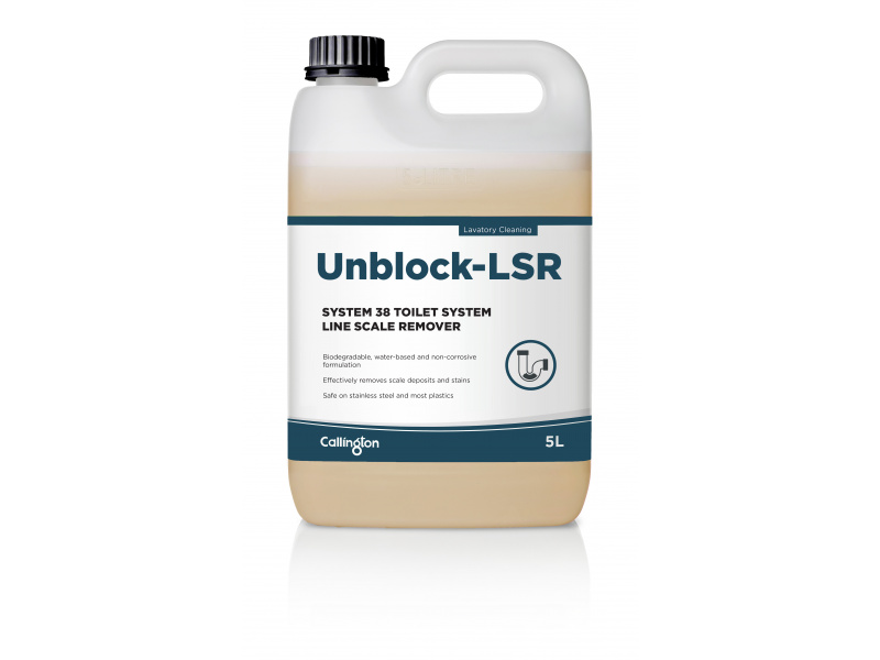5124/42 - CALLINGTON UNBLOCK-LSR - AIRCRAFT TOILET SCALE REMOVER - 5LT CON