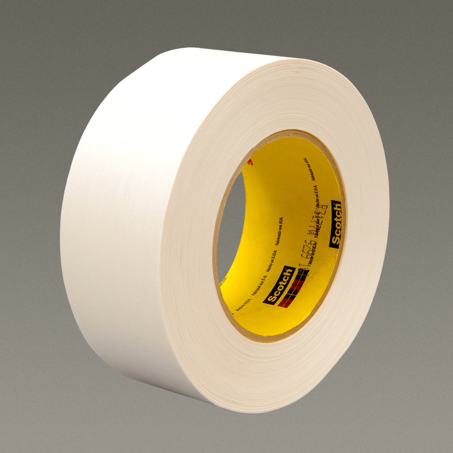 7100028052 - 3M Repulpable Strong Single Coated Tape R3187, White, 72 mm x 55 m, 7.5 mil, 12 Roll/Case
