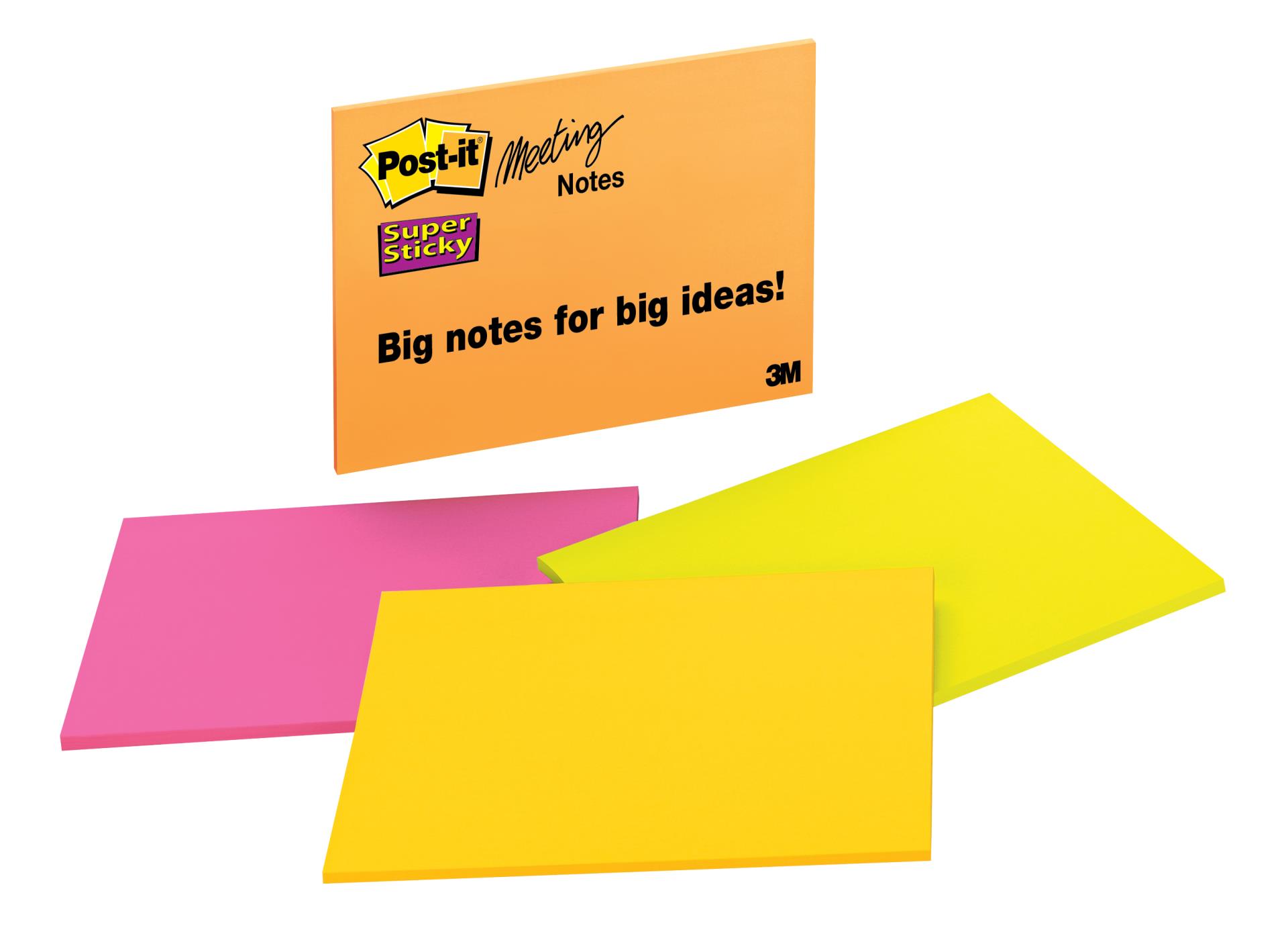 7010371190 - Post-it® Super Sticky Notes 6845-SSP-1PK, 8 in x 6 in (203 mm x 152 mm) Rio de Janeiro Collection, 1 Pad/Pack, 45 Sheets/Pad
