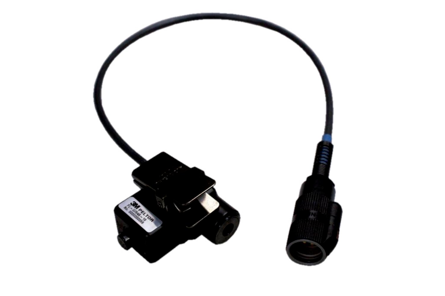 7010315259 - 3M PELTOR Push-To-Talk (PTT) Adapter, Black 1, FL-U/94A-19 EA/Case