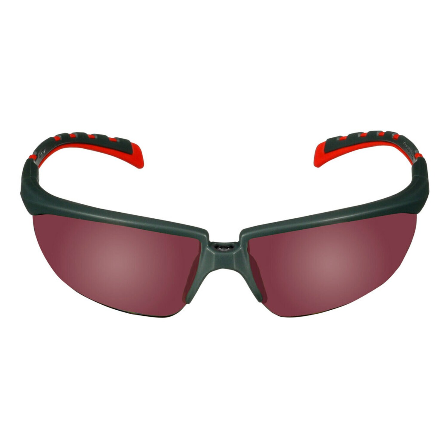 7100203162 - 3M Solus 2000 Series, S2024AS-RED, Gray/Red Temples, Red Mirror Anti-Scratch lens, 20ea/cs