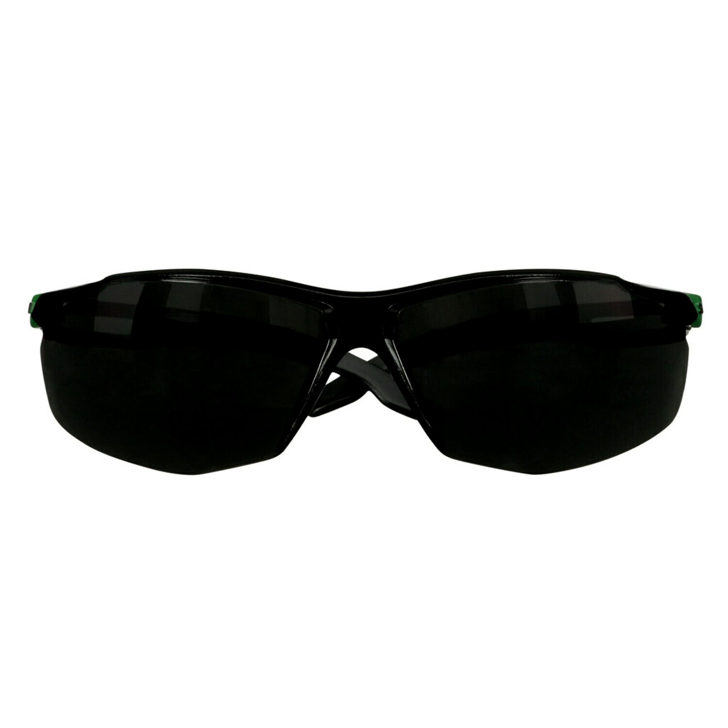 7100239205 - 3M SecureFit 500 Series SF550AF-GRN, Black/Green, IR 5.0 Gray AF-AS Lens, 20 ea/Case