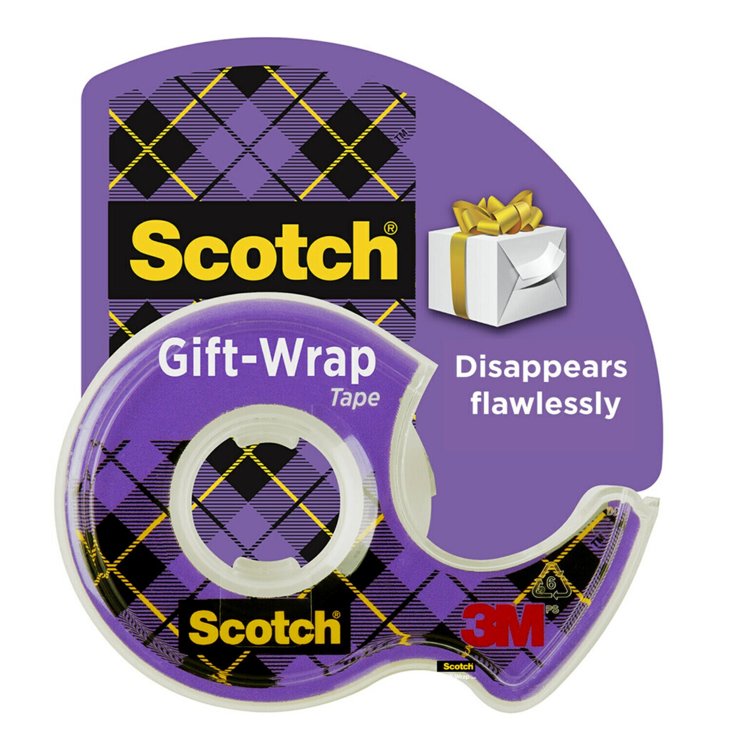 7000048022 - Scotch GiftWrap Tape 15, 3/4 in x 650 in (19 mm x 16.5 m)